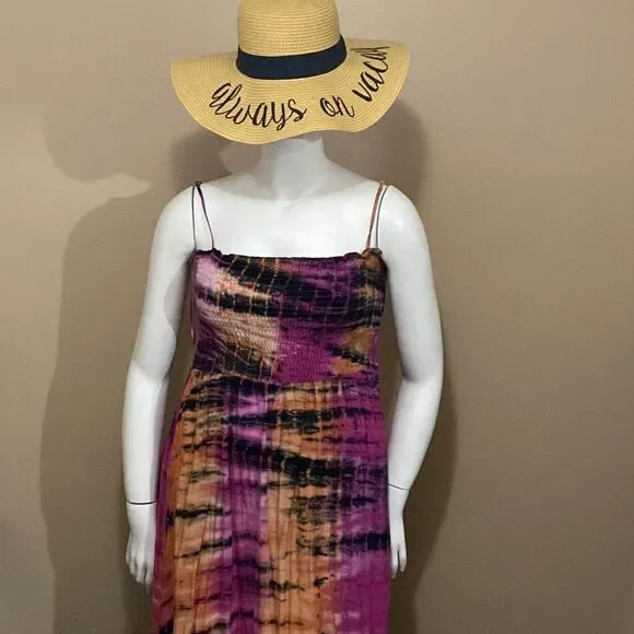 Fashion Nova Tie Dye Maxi Dress - Size 2X - Picture 3 of 11